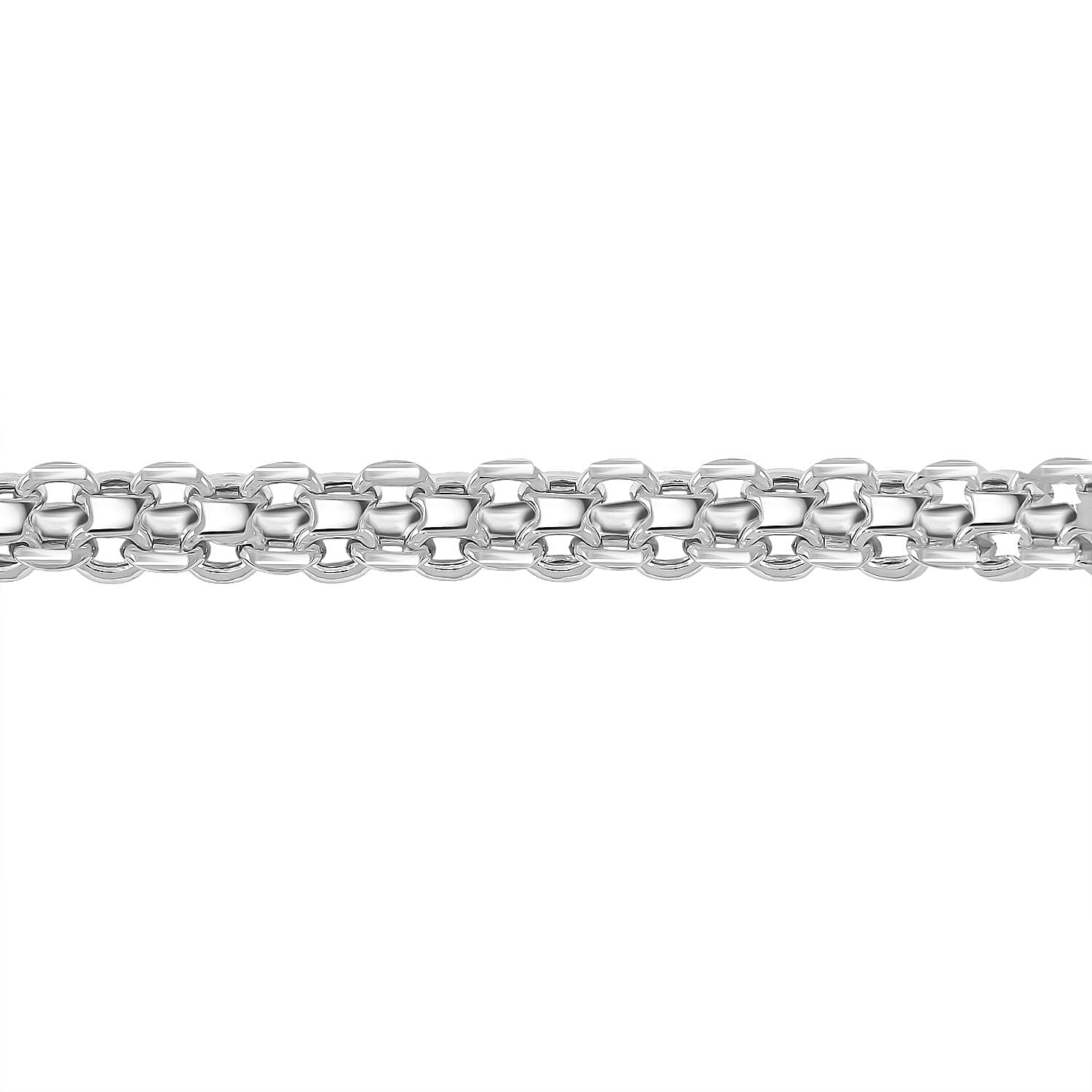 Chain Bracelet in Sterling Silver (7.50 In) 4.80 Grams