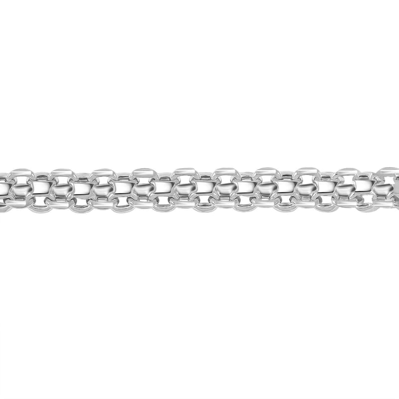Chain Bracelet in Sterling Silver (7.50 In) 4.80 Grams