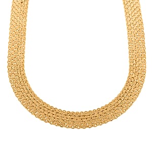 Venetian Chain Necklace in 14K YG Over Sterling Silver 36.50 Grams 20 Inches