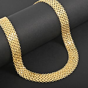 Venetian Chain Necklace in 14K YG Over Sterling Silver 36.50 Grams 20 Inches