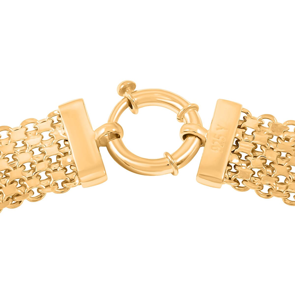 Venetian Chain Necklace in 14K YG Over Sterling Silver 36.50 Grams 20 Inches image number 2