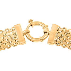 Venetian Chain Necklace in 14K YG Over Sterling Silver 36.50 Grams 20 Inches