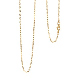 Star Chain Necklace in 14K Yellow Gold Over Sterling Silver 2.60 Grams 20 Inches