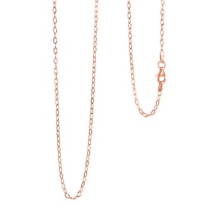 Star Chain Necklace in 14K Rose Gold Over Sterling Silver 2.60 Grams 20 Inches