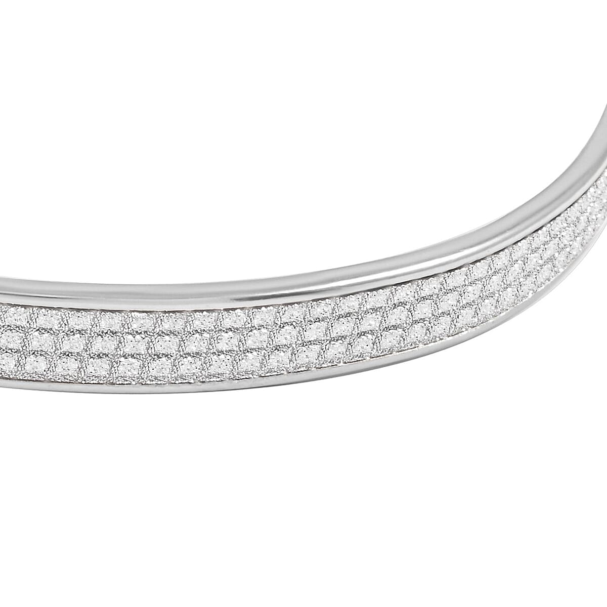 Bangle Bracelet in Sterling Silver (7.50 g) 13.50 Grams image number 2