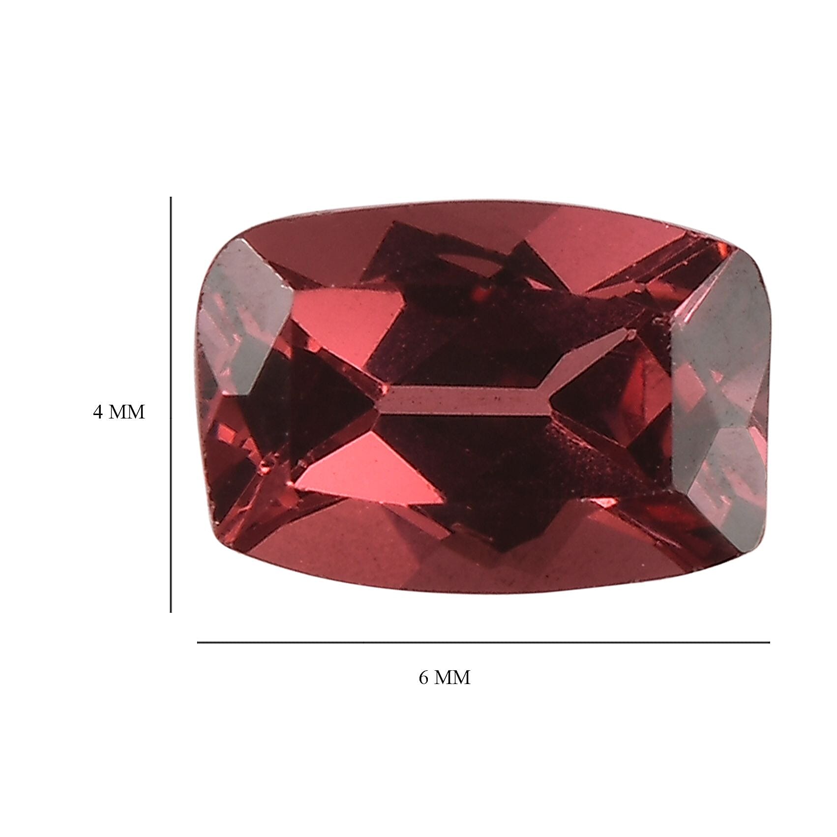 Mozambique Garnet Set of 2 (Cush 6x4 mm) 1.27 ctw