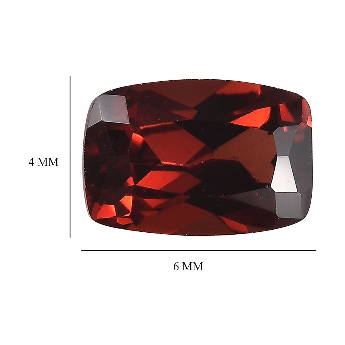 AA Mozambique Garnet Set of 2 (Cush 6x4 mm) 1.51 ctw