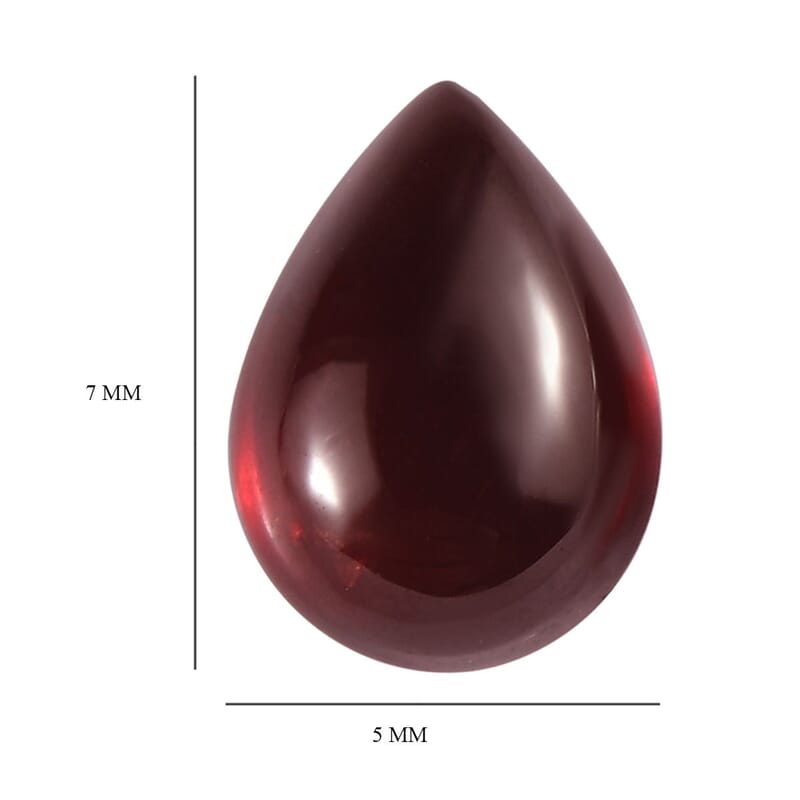 AA Mozambique Garnet Set of 2 (Pear 7x5mm) 1.93 ctw