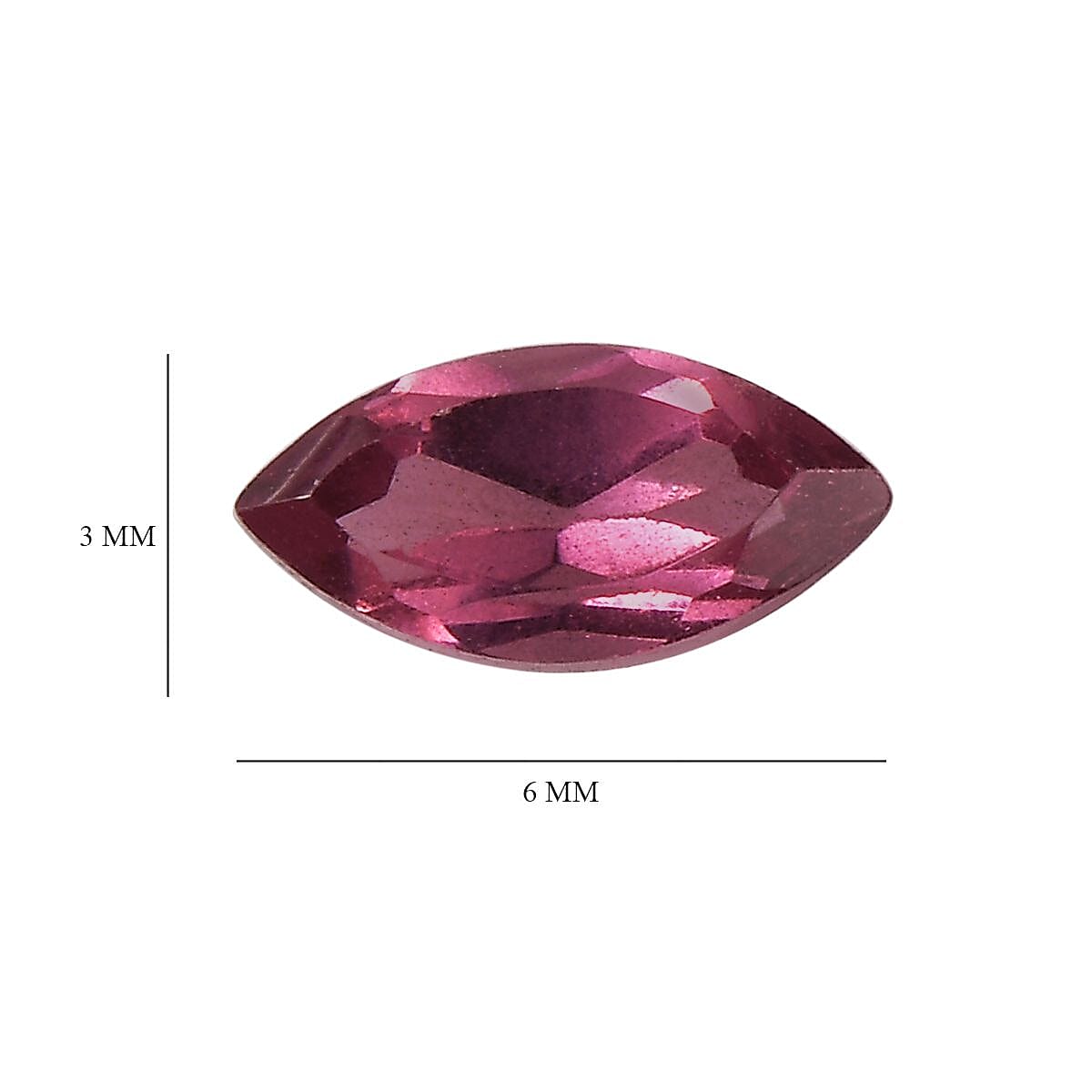 Orissa Rhodolite Garnet Set of 2 (Mrq 6x3 mm) 0.57 ctw