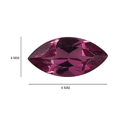Orissa Rhodolite Garnet Set of 2 (Mrq 8x4 mm) 1.06 ctw