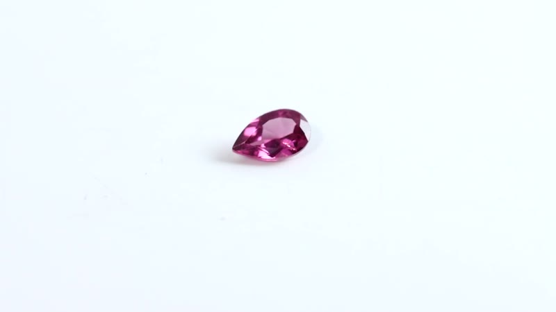Orissa Rhodolite Garnet (Pear 8x5 mm) 0.90 ctw