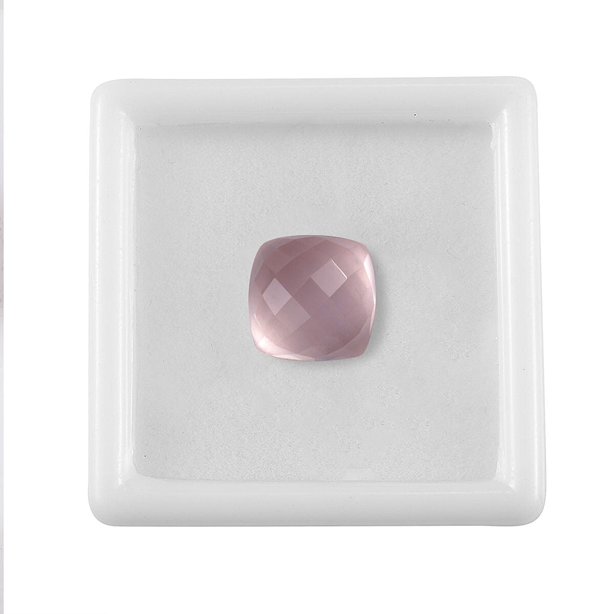 Galilea Rose Quartz (Cush 11x11 mm) 5.60 ctw image number 3