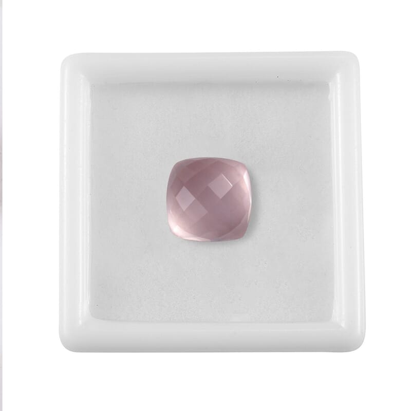 Galilea Rose Quartz (Cush 11x11 mm) 5.60 ctw
