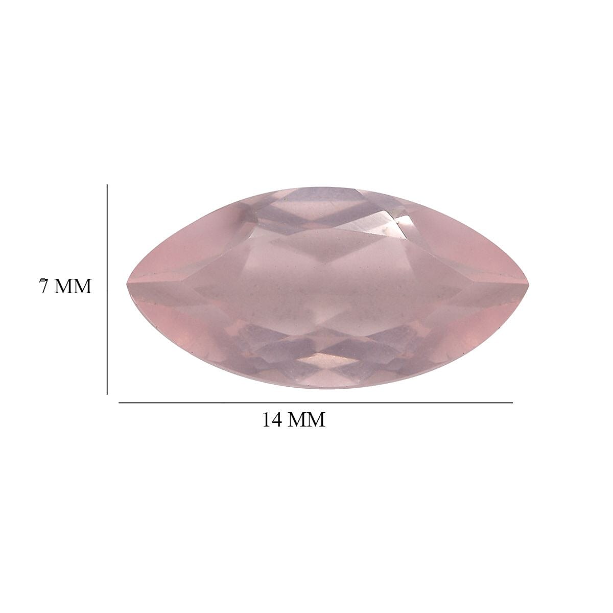 Galilea Rose Quartz (Mrq 14x7 mm) 2.37 ctw