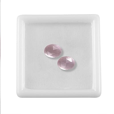 AA Galilea Rose Quartz Set of 2 (Oval 8x6 mm) 2.19 ctw