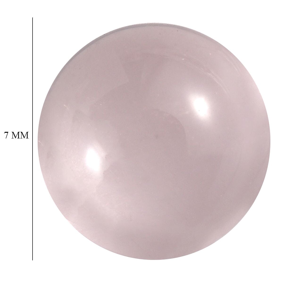 Galilea Rose Quartz (Rnd 7 mm) 1.19 ctw