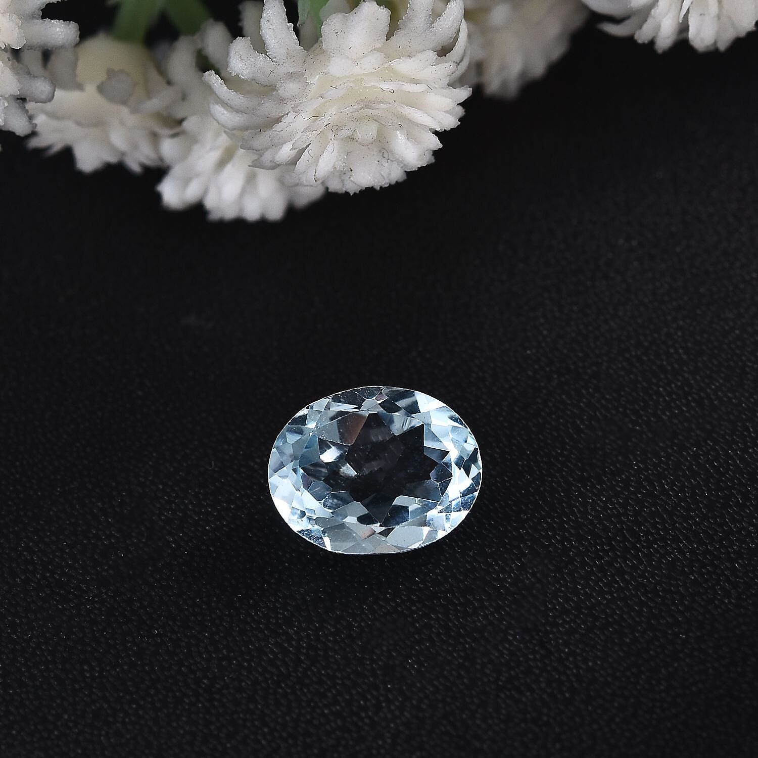 Sky Blue Topaz (Oval 10x8 mm) 2.42 ctw Loose Gemstone