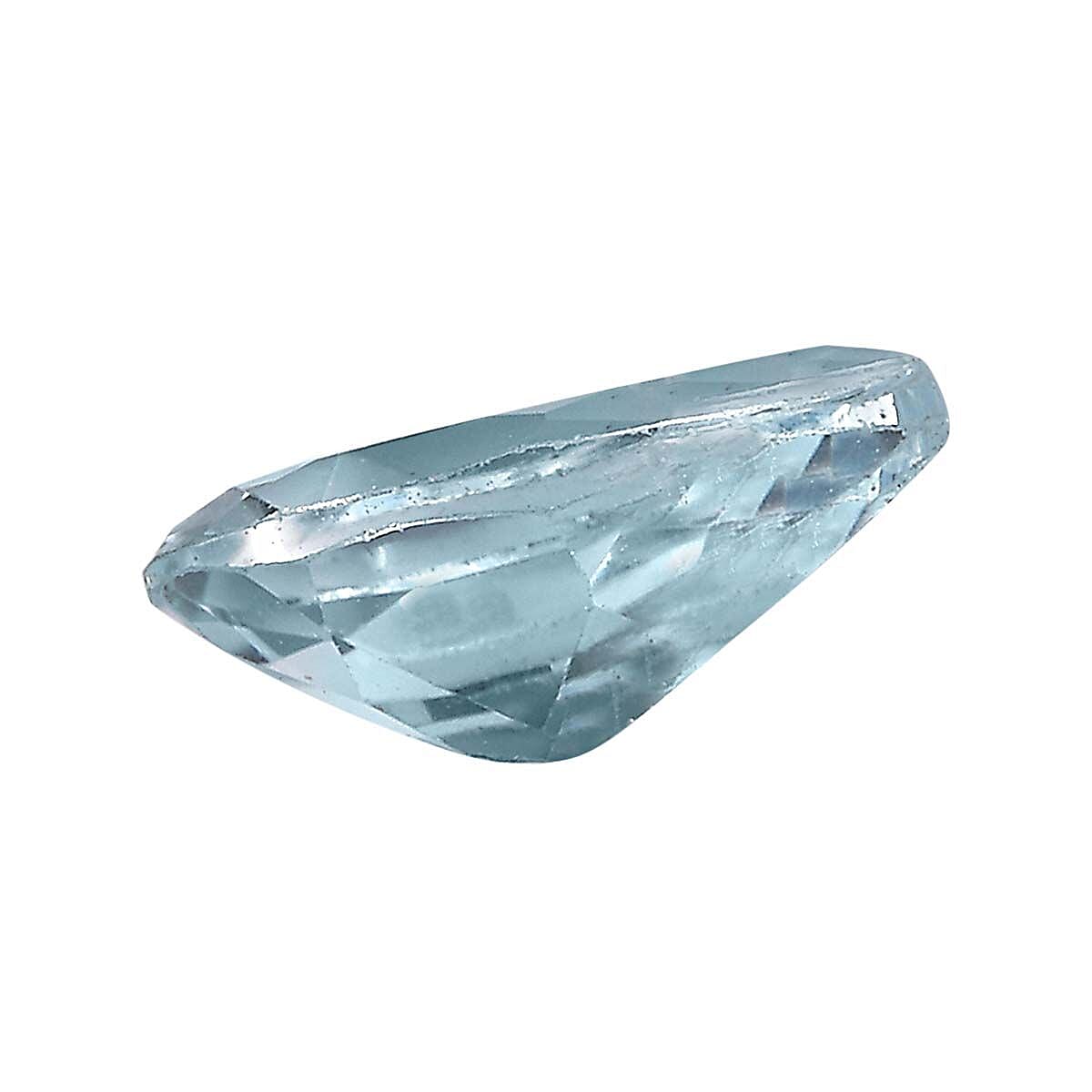 Sky Blue Topaz (Pear 8x5 mm) 0.83 ctw Loose Gemstone image number 2