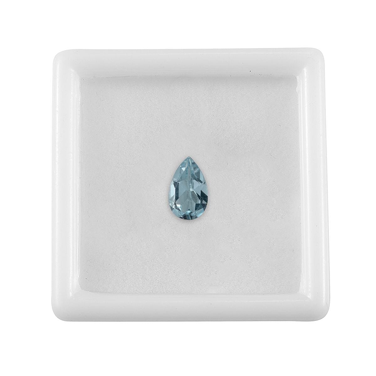 Sky Blue Topaz (Pear 8x5 mm) 0.83 ctw Loose Gemstone image number 3