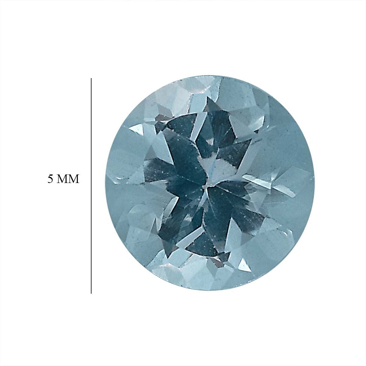 Sky Blue Topaz Set of 2 (Rnd 5 mm) 1.08 ctw Loose Gemstone