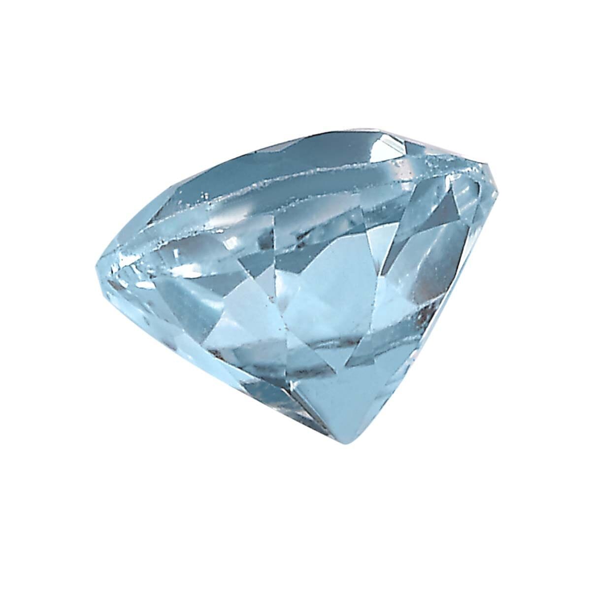 Sky Blue Topaz Set of 2 (Rnd 6 mm) 1.25 ctw Loose Gemstone image number 2