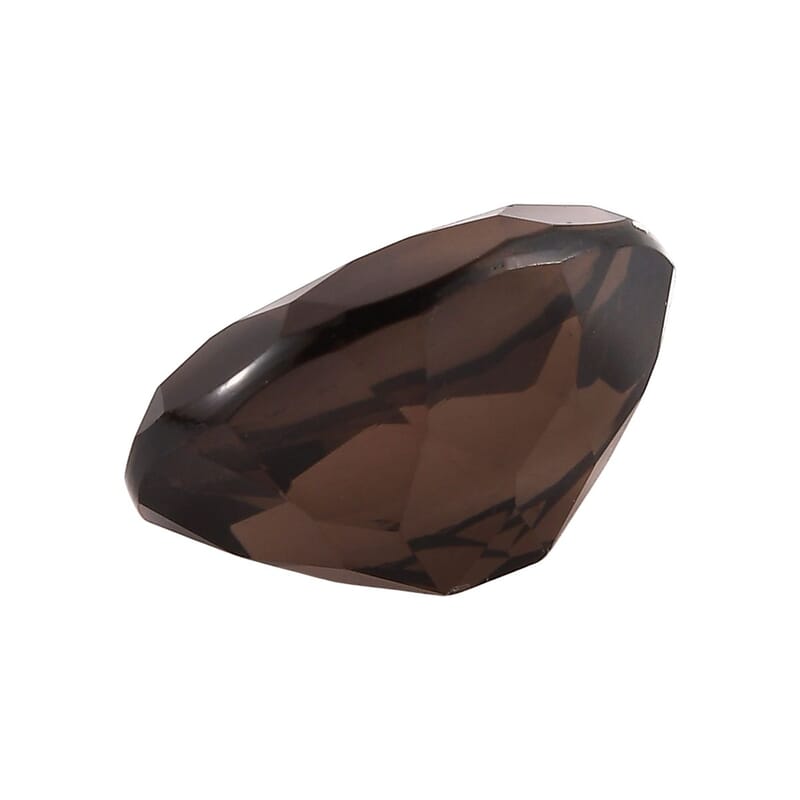 Brazilian Smoky Quartz (Oval 12x10 mm) 4.05 ctw