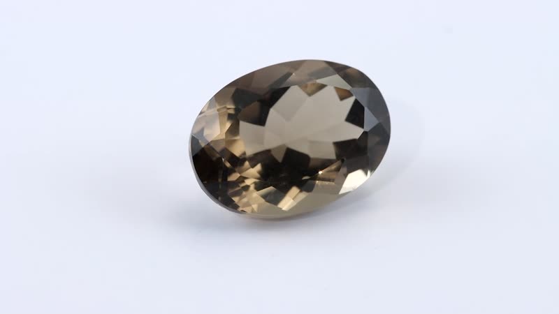 Brazilian Smoky Quartz (Oval 18x13 mm) 9.83 ctw