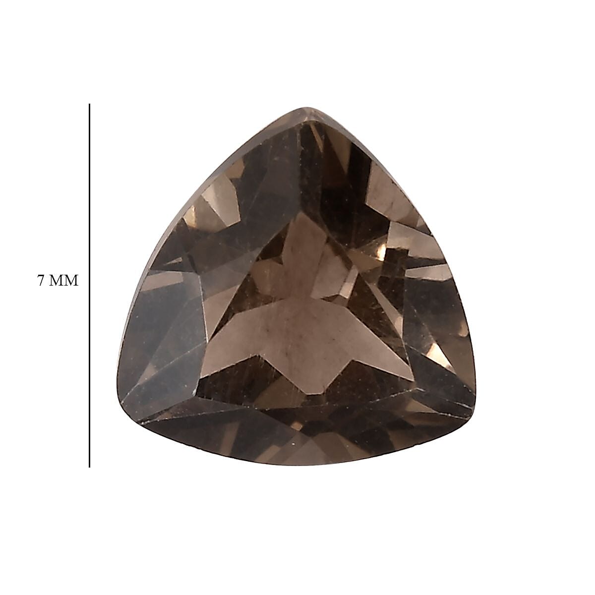 Brazilian Smoky Quartz (Trl 7 mm) 0.90 ctw
