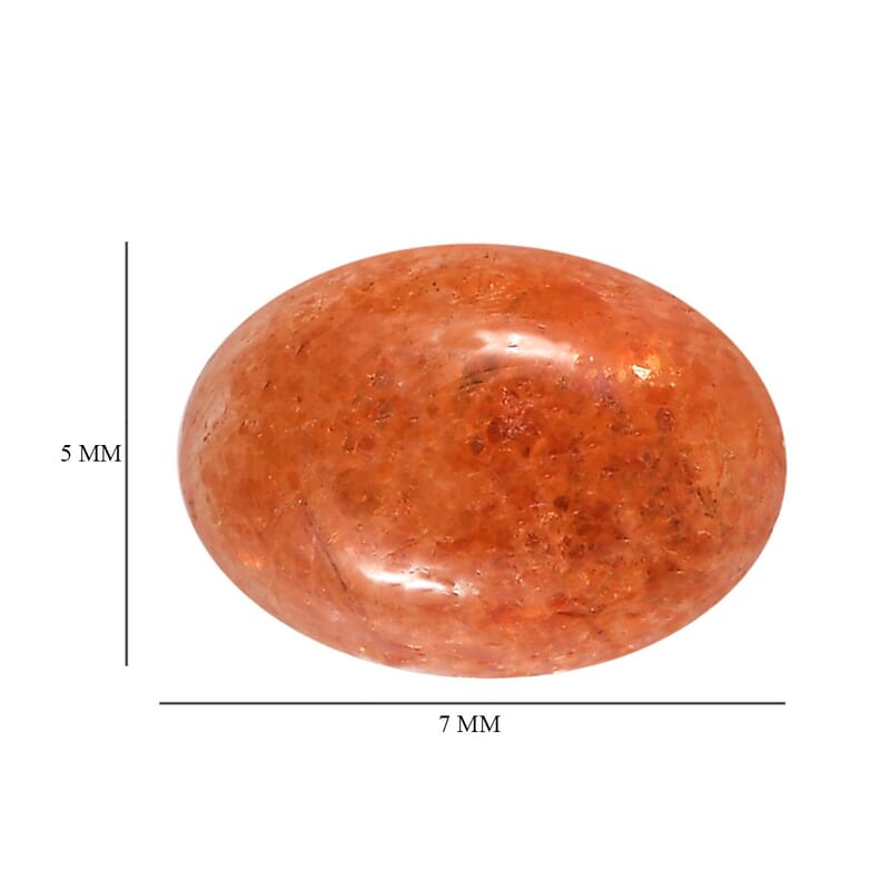 AA Sri Lankan Sunstone (Ovl 7x5 mm) 1.15 ctw