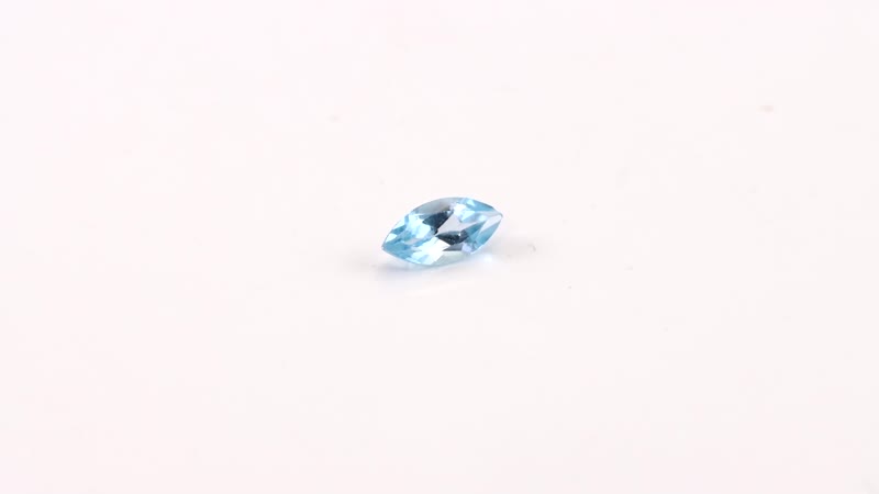 Swiss Blue Topaz (Mrq 8x4 mm) 0.65 ctw