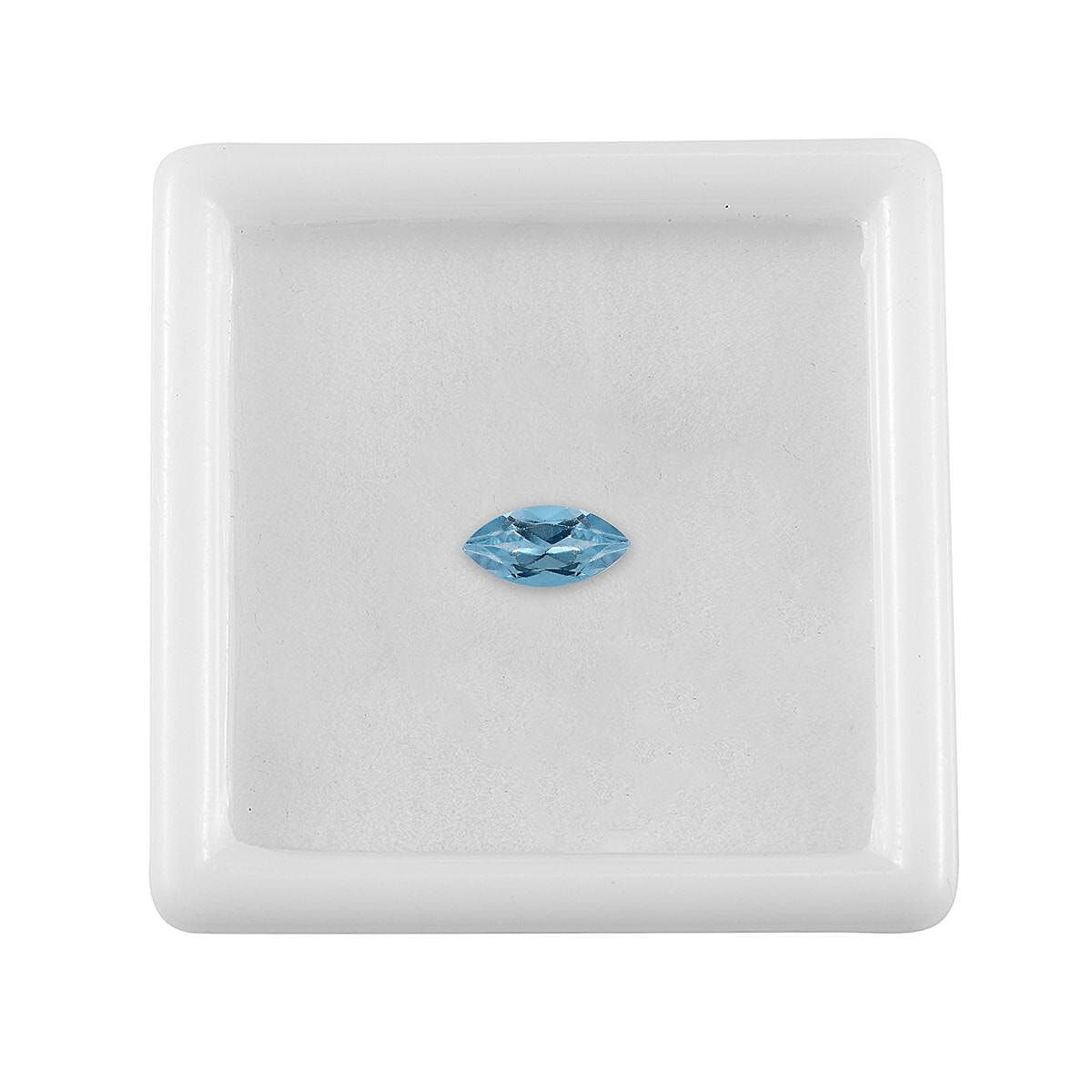 Swiss Blue Topaz (Mrq 8x4 mm) 0.65 ctw
