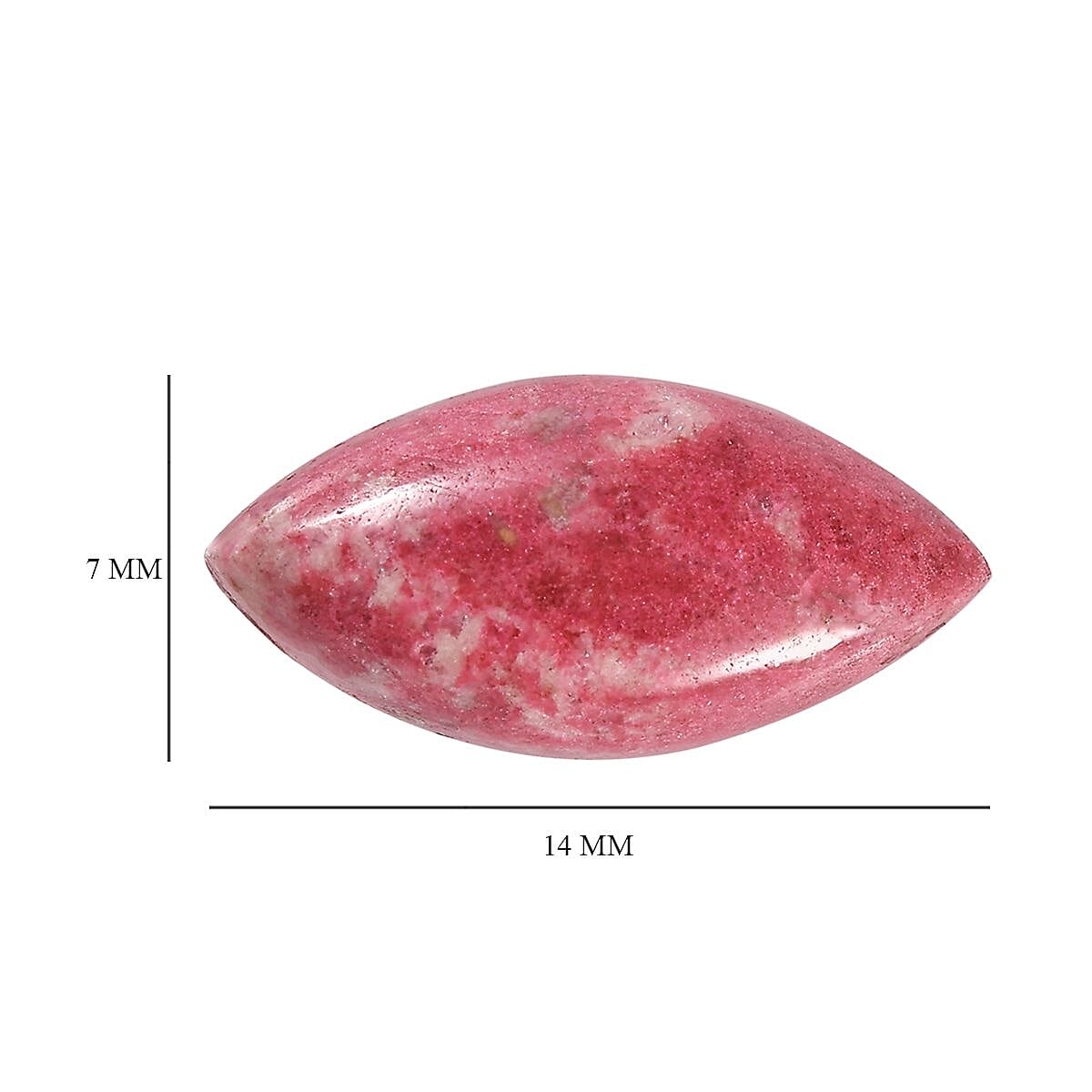 Norwegian Thulite (Mrq 14x7 mm) 3.40 ctw