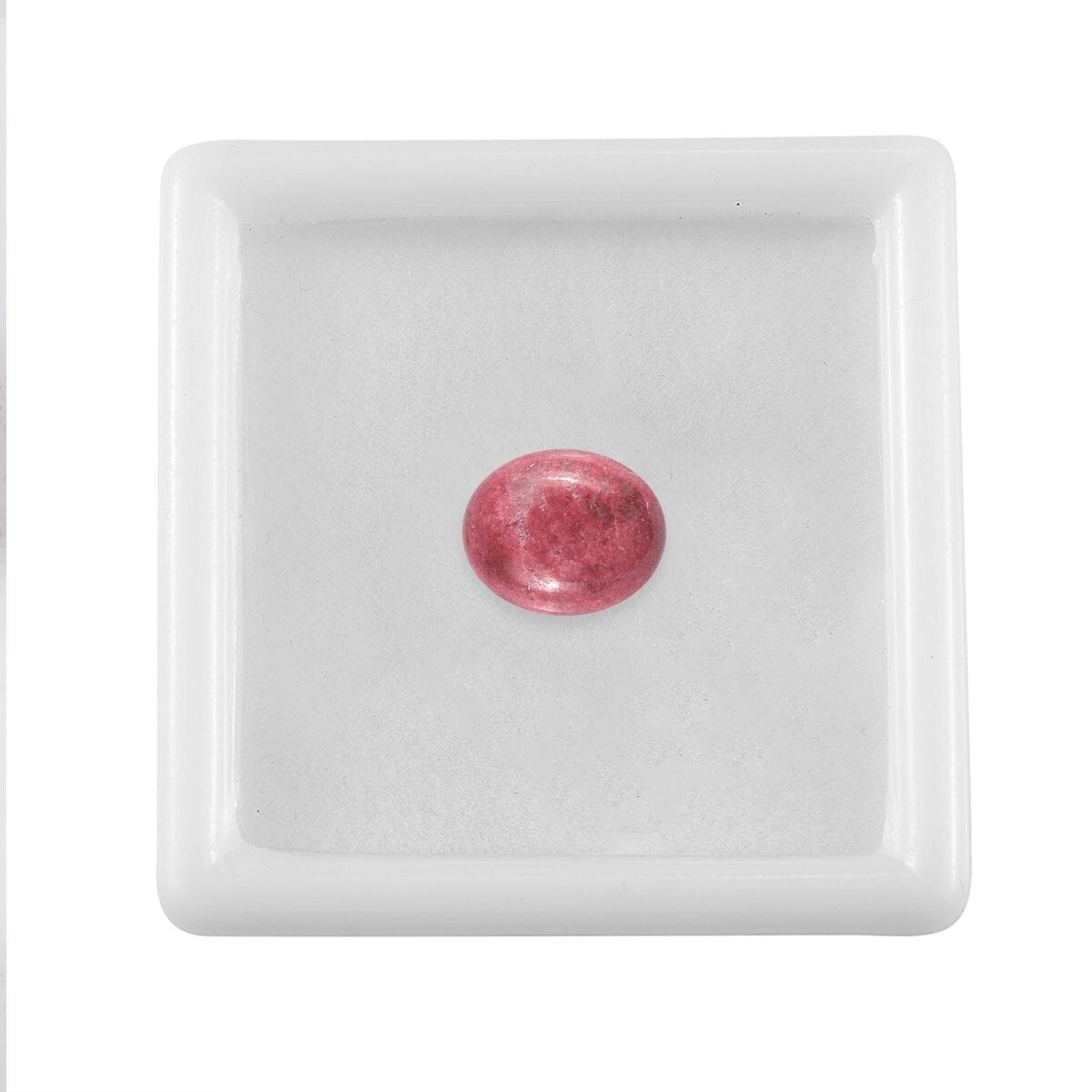 Norwegian Thulite (Ovl 10x8 mm) 2.68 ctw Loose Gemstone image number 2