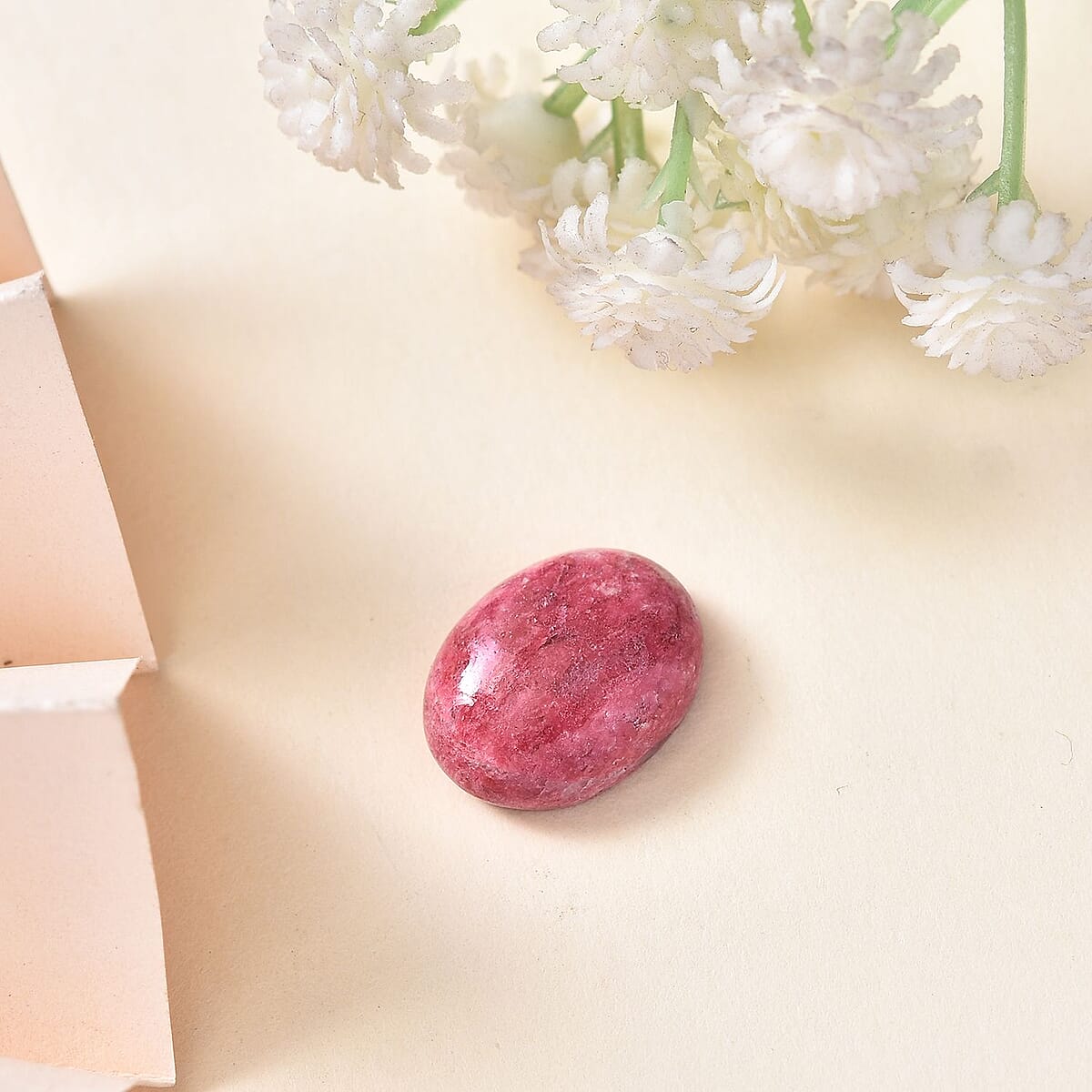 Norwegian Thulite (Ovl 14x10 mm) 6.08 ctw image number 1