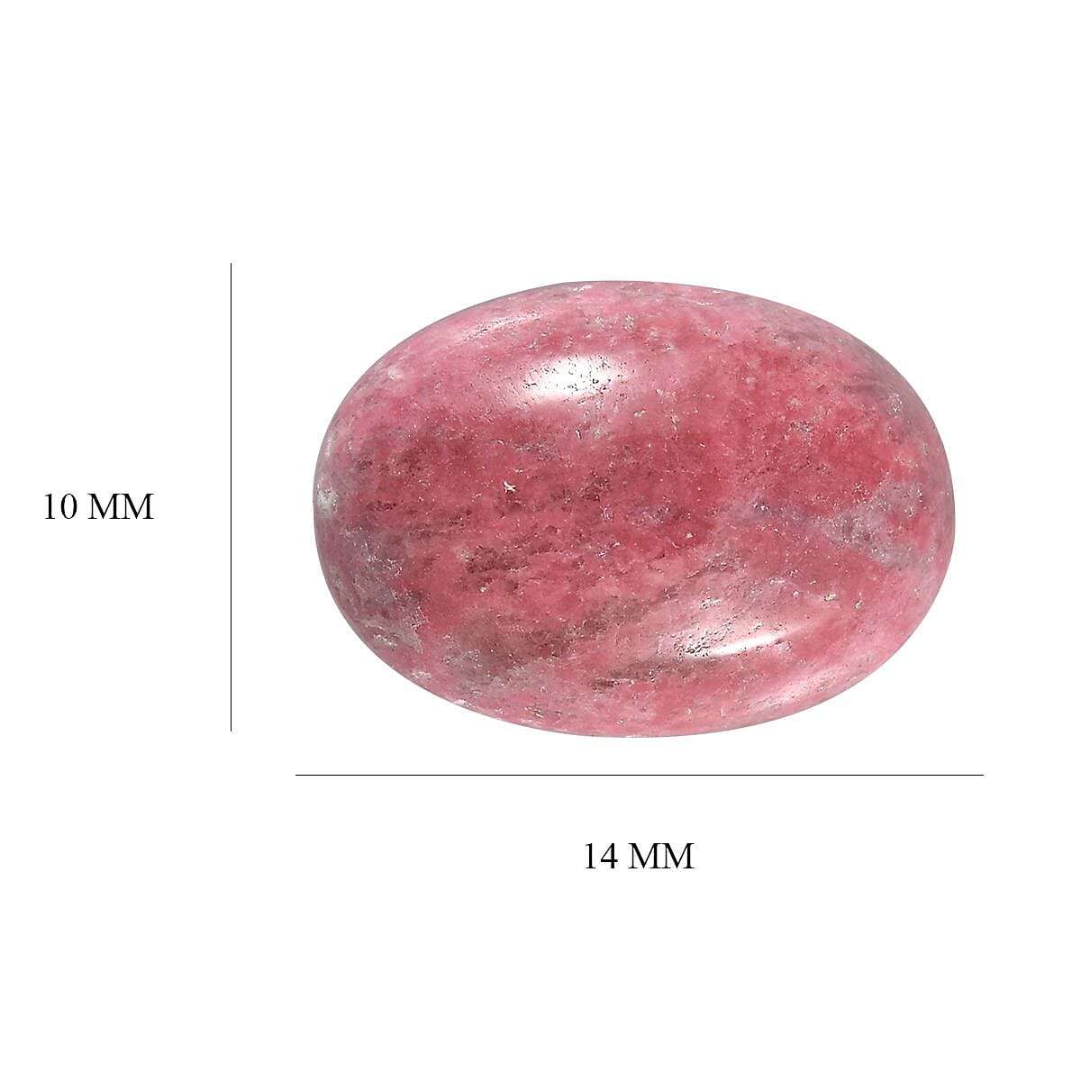 Norwegian Thulite (Ovl 14x10 mm) 6.08 ctw image number 4
