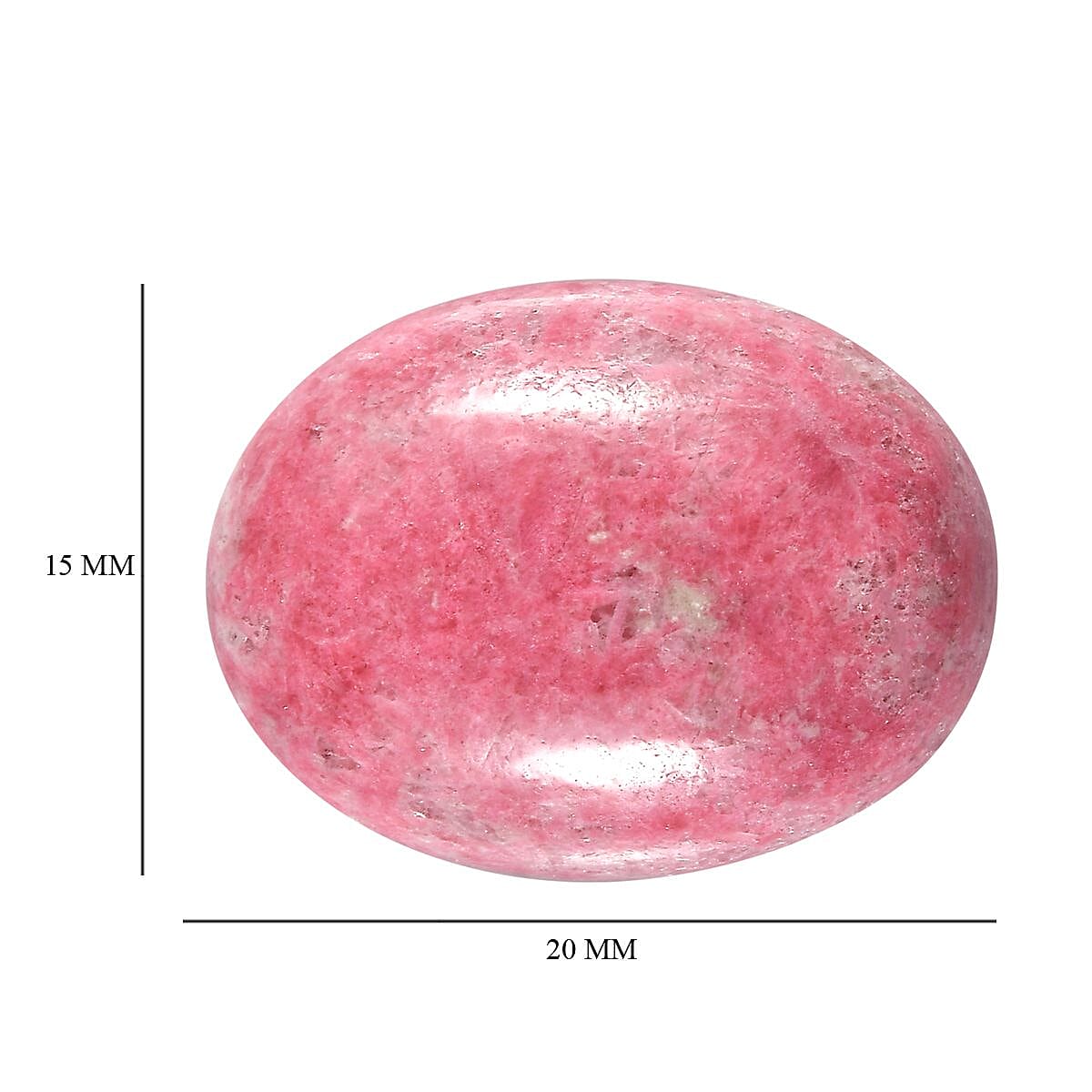 Norwegian Thulite (Ovl 20x15 mm) 16.93 ctw