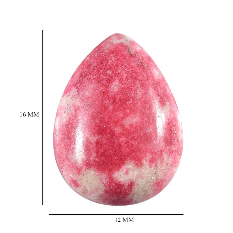 Norwegian Thulite (Pear 16x12 mm) 9.65 ctw