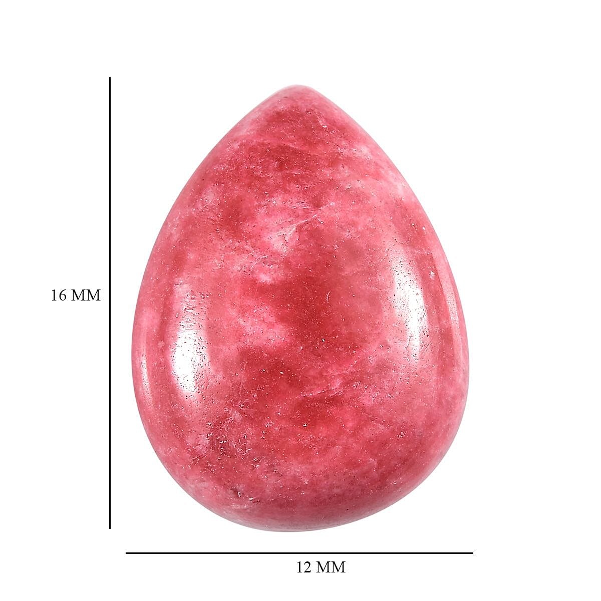 AA Norwegian Thulite (Pear 16x12 mm) 10.17 ctw