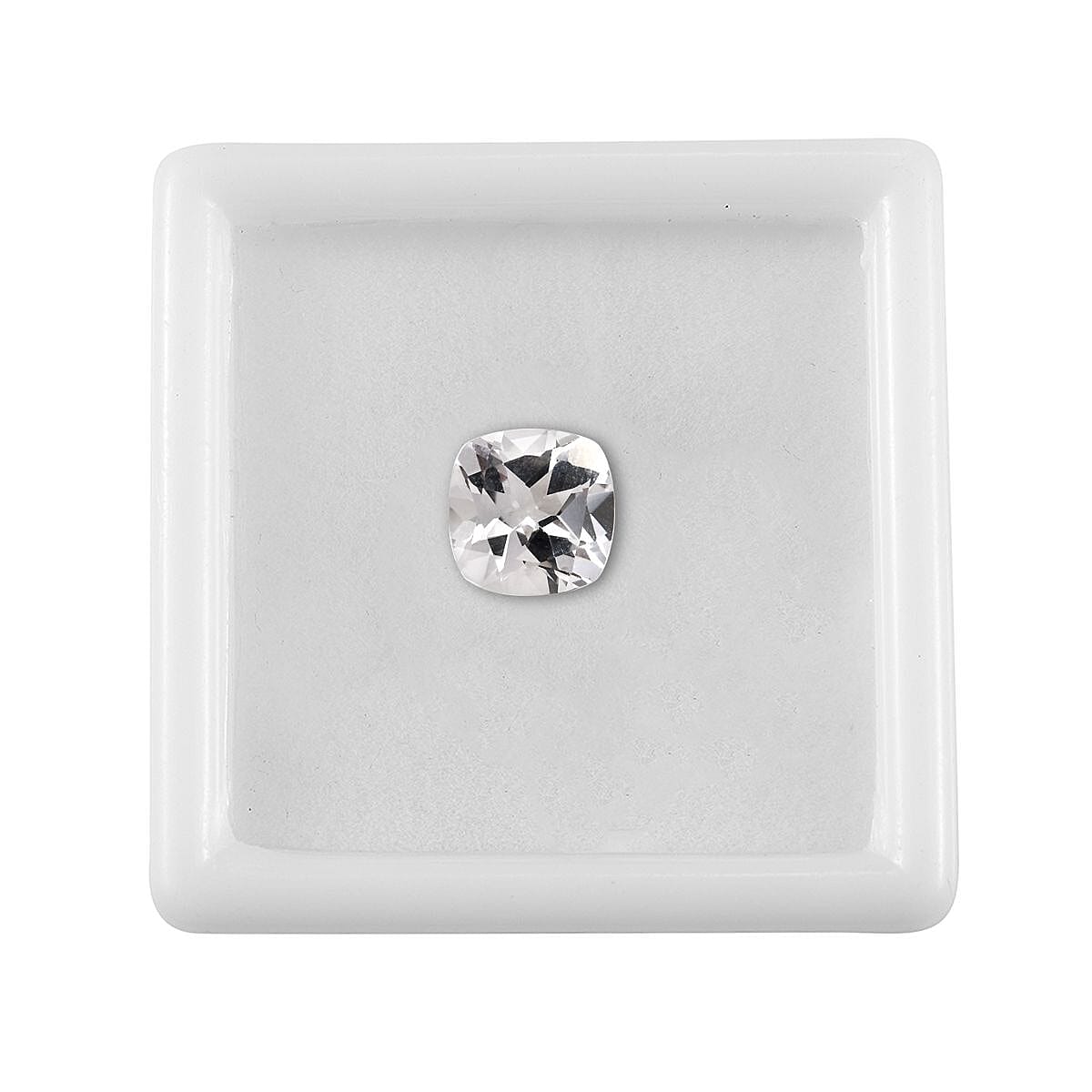 White Topaz (Cushion 8x8 mm) 2.35 ctw