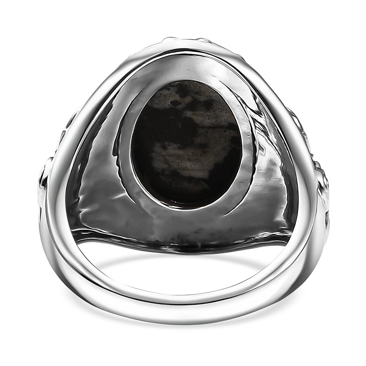 D'Joy Artisan Crafted White Buffalo 5.00 ctw Celestial Ring in Sterling Silver (Size 10.0)