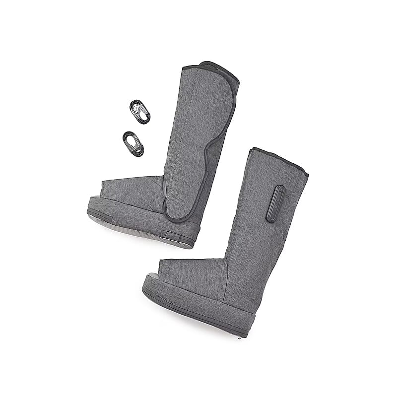 Air Compression Boots with Heating with 2000mAh USB Rechargeable Battery (11.4“x4.3“x18“)