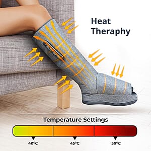 Air Compression Boots with Heating with 2000mAh USB Rechargeable Battery (11.4&ldquo;x4.3&ldquo;x18&ldquo;)