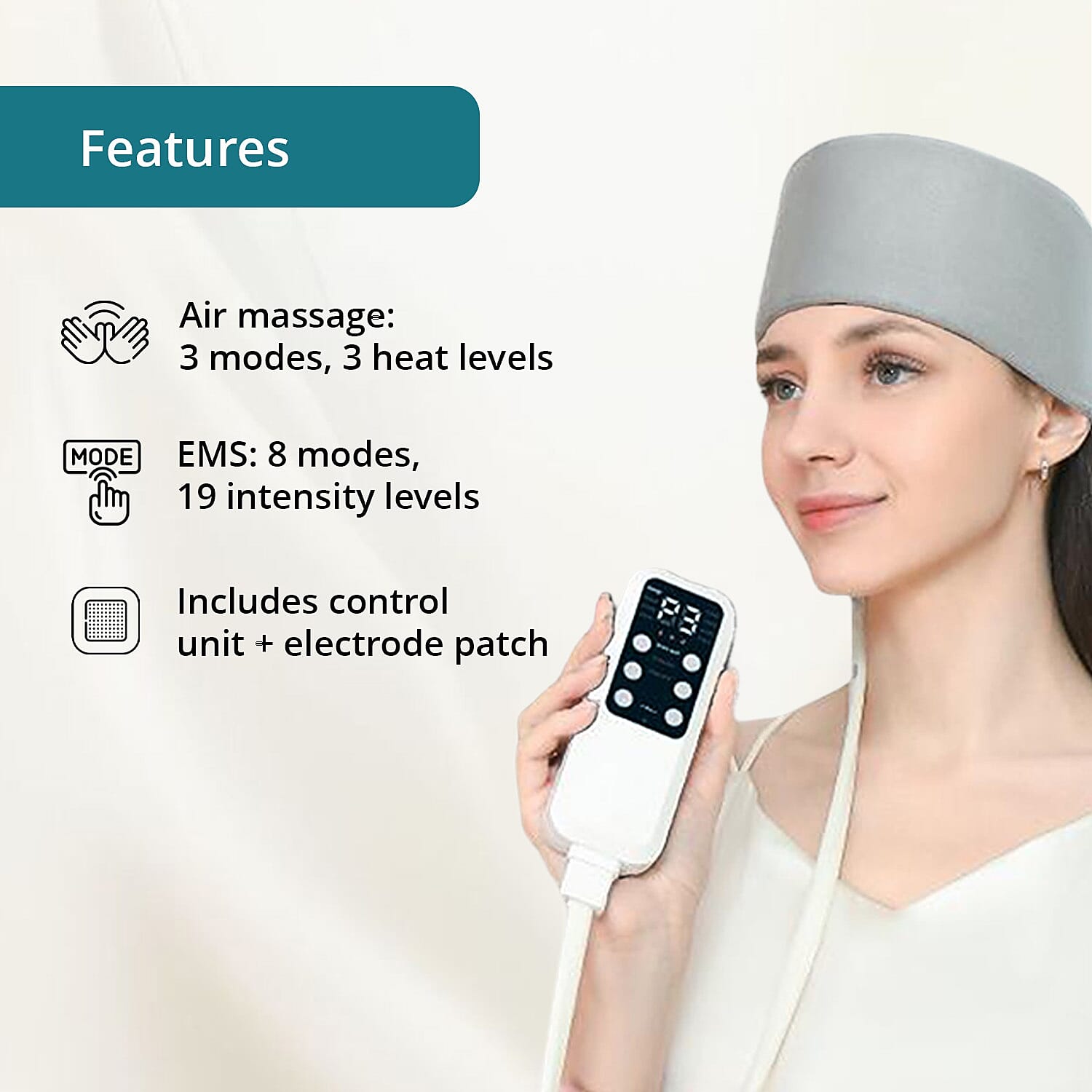 Buy Head Air Compressure Massager with 2000mAh USB Rechargeable
