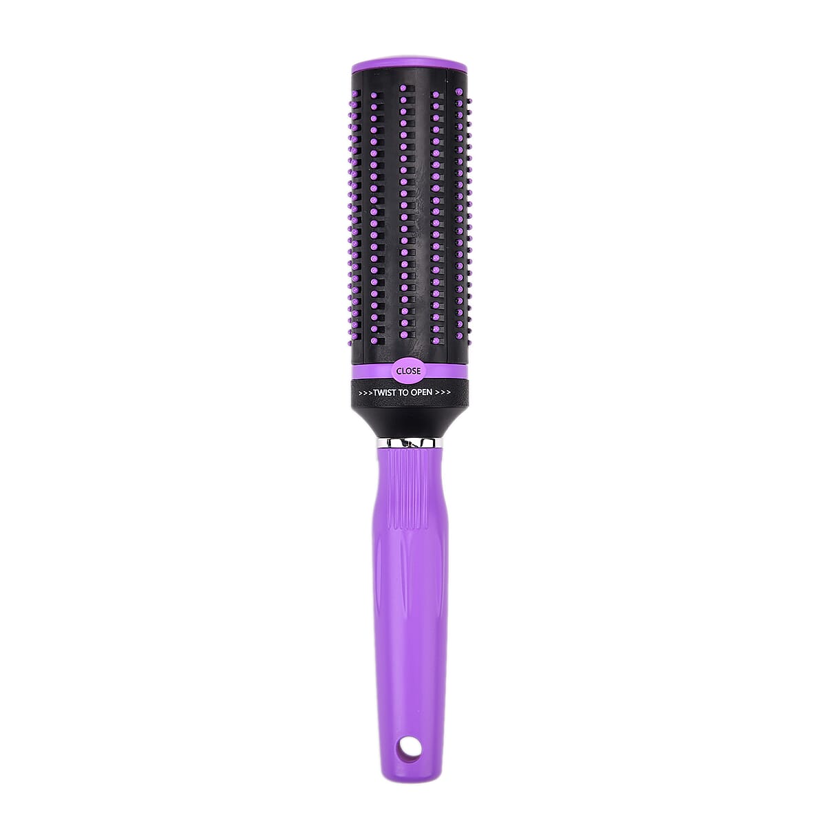 Purple and Black Rotating Easy Clean Comb image number 0