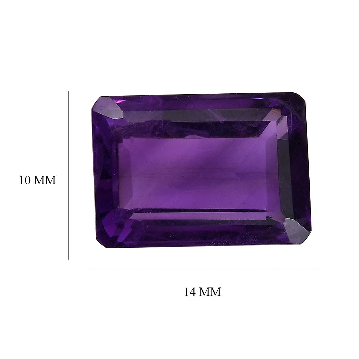 African Amethyst (Oct 14x10 mm) 6.36 ctw