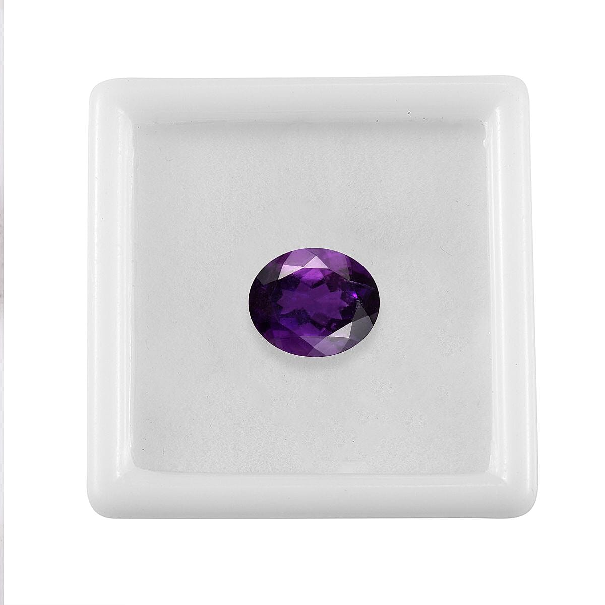 AA African Amethyst (Ovl 12x10 mm) 4.26 ctw image number 3