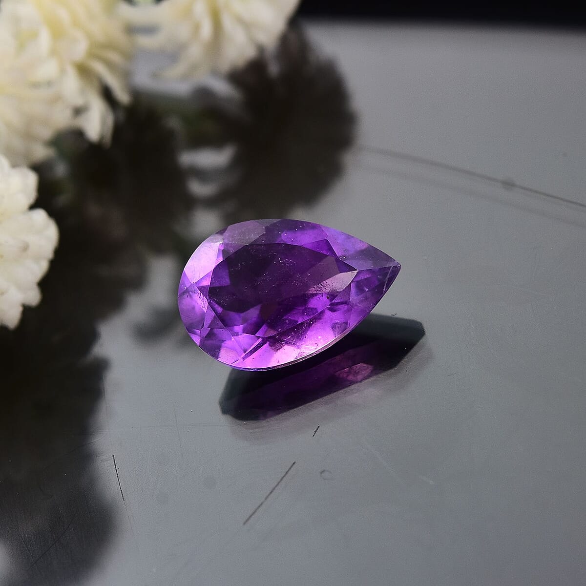 African Amethyst (Pear 12x8 mm) 2.07 ctw image number 1