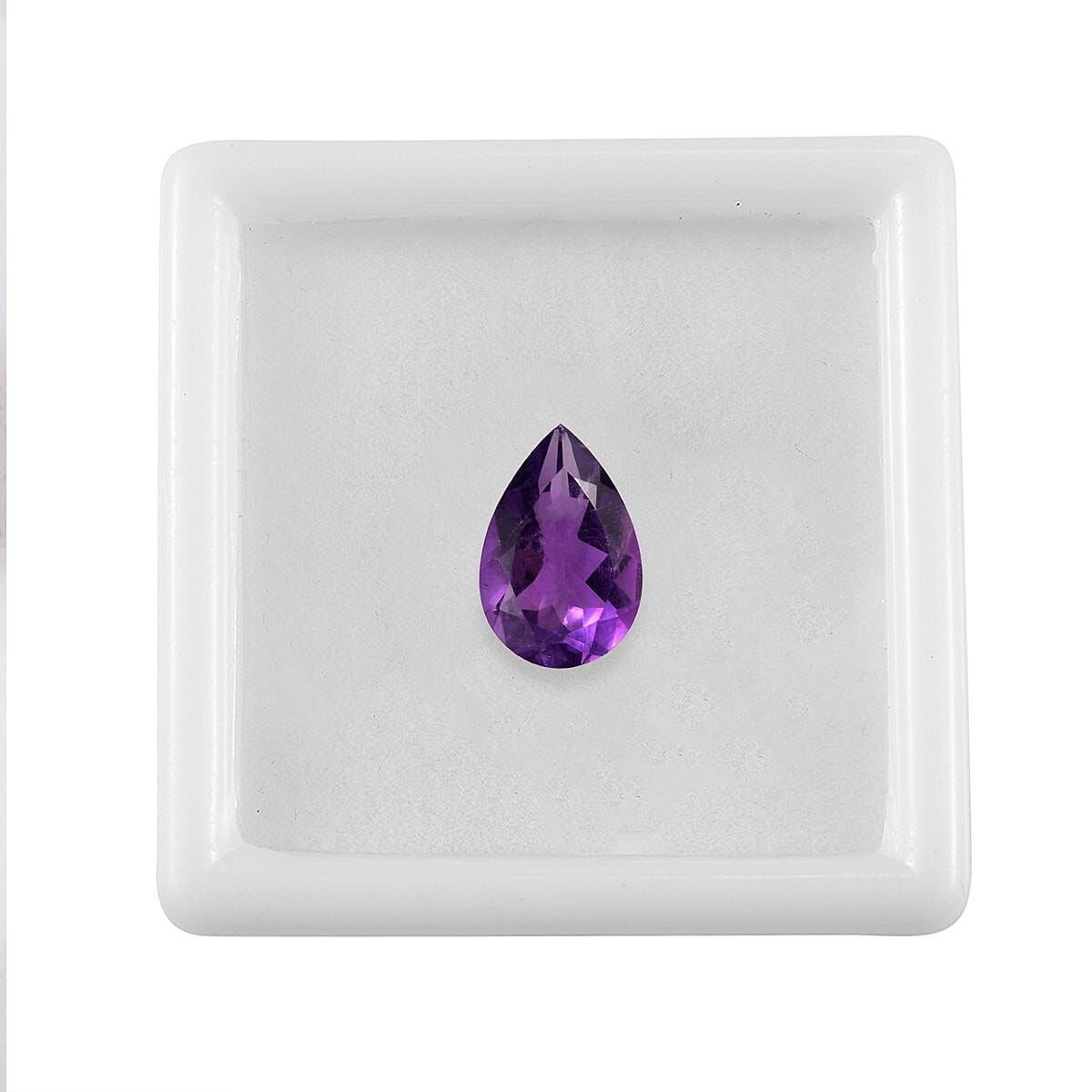 African Amethyst (Pear 12x8 mm) 2.07 ctw image number 3