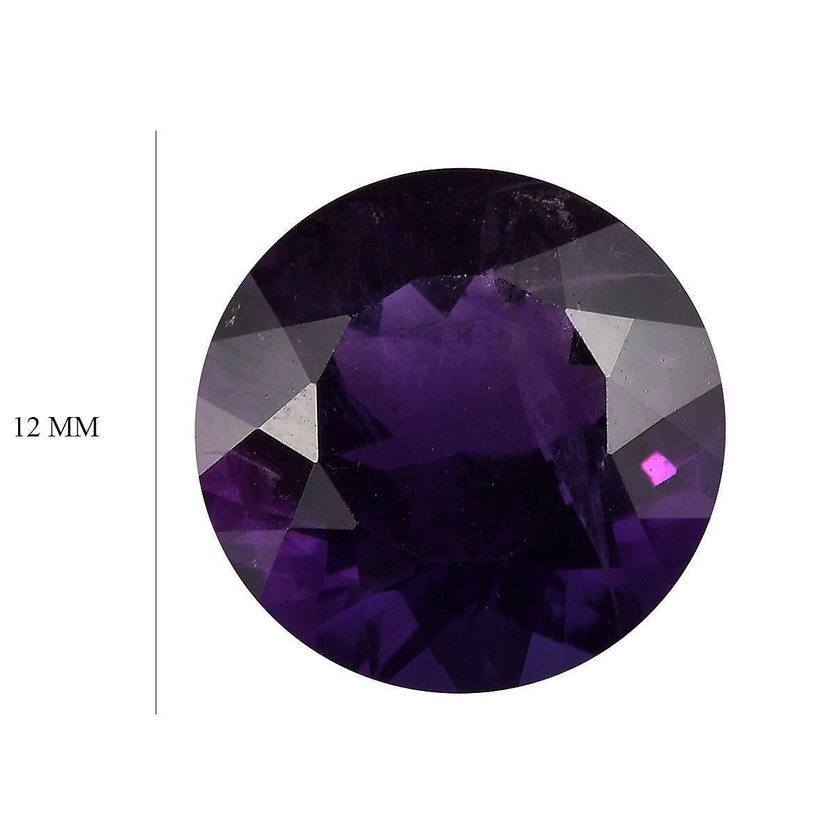 African Amethyst (Rnd 12 mm) 4.78 ctw image number 4