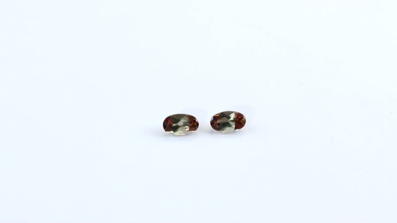 AA Jenipapo Andalusite Set of 2 (Ovl 5x3 mm) 0.40 ctw